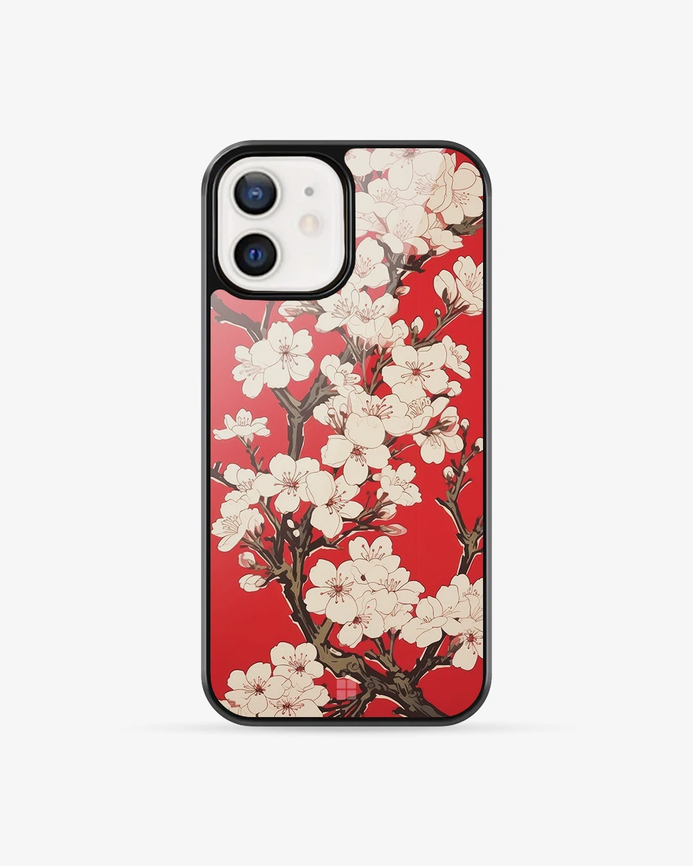 Buy Crimson Sakura iPhone 12 Glass Case glass Online