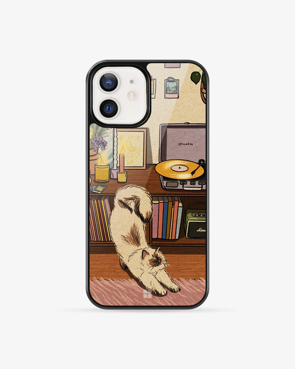 Buy Aesthetic Kitty iPhone 12 Glass Case glass Online