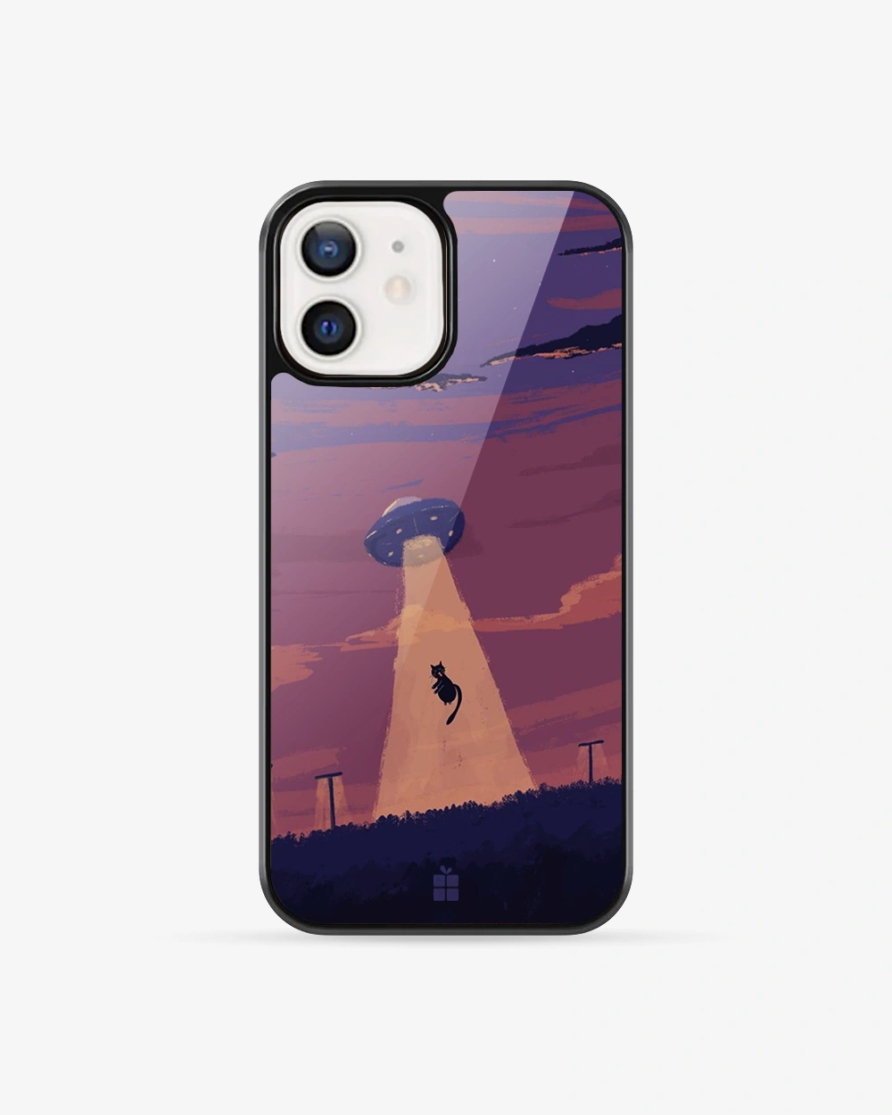 Buy Abducted Kitty iPhone 12 Glass Case glass Online
