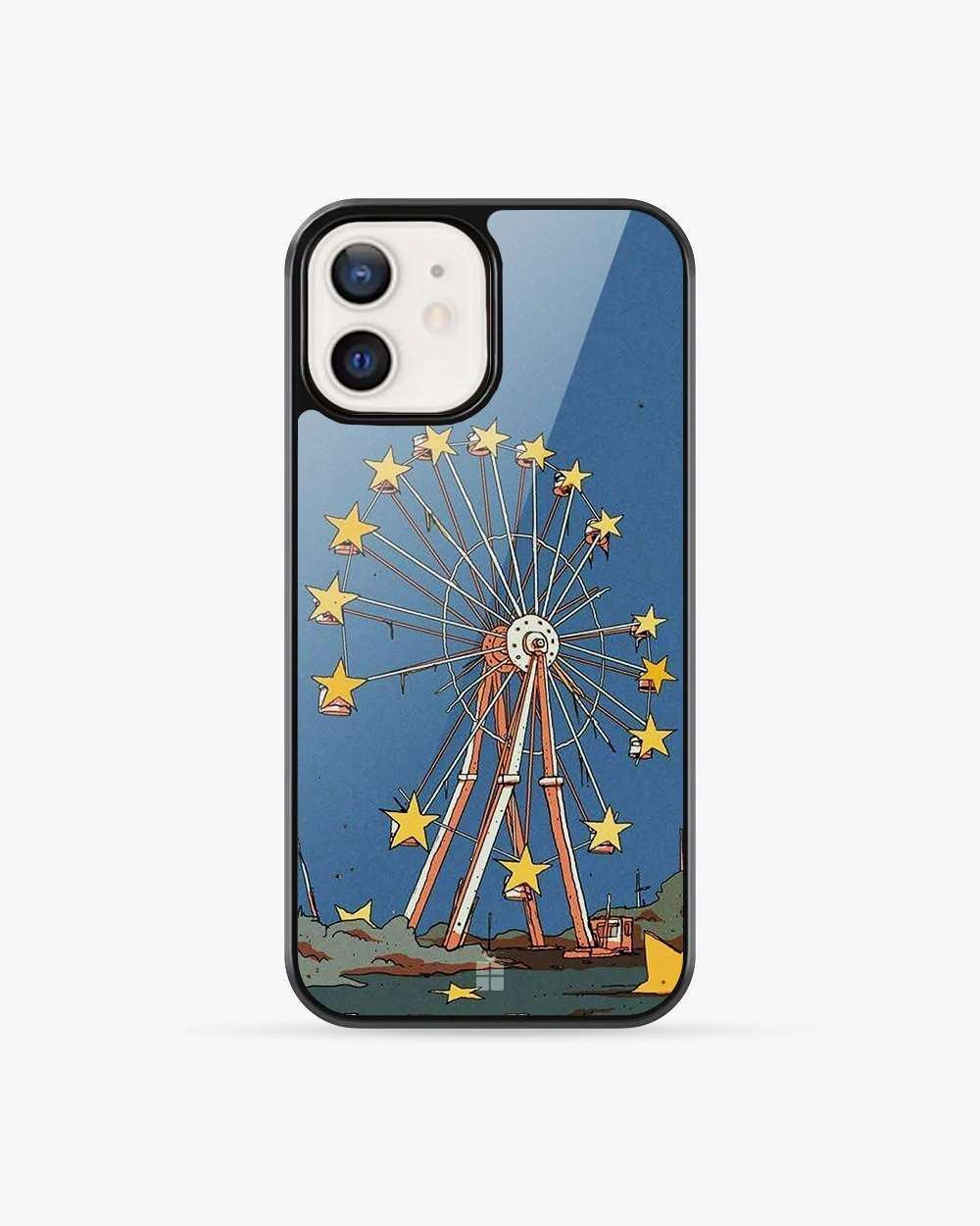 Buy Retro Ferris Wheel iPhone 12 Glass Case glass Online