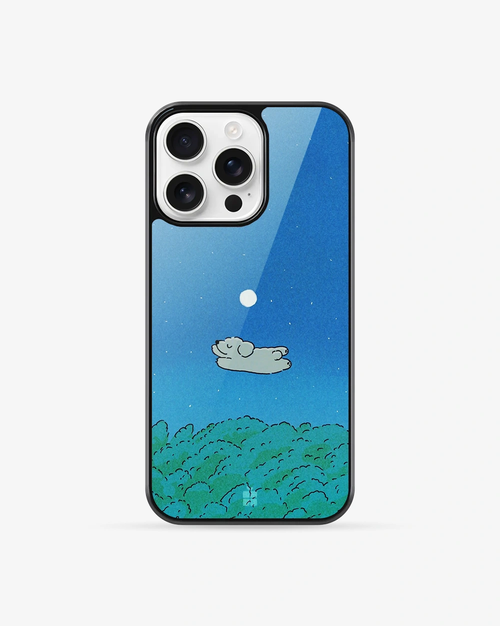 Buy Serene Night Pup iPhone 16 Pro Max Glass Case glass Online