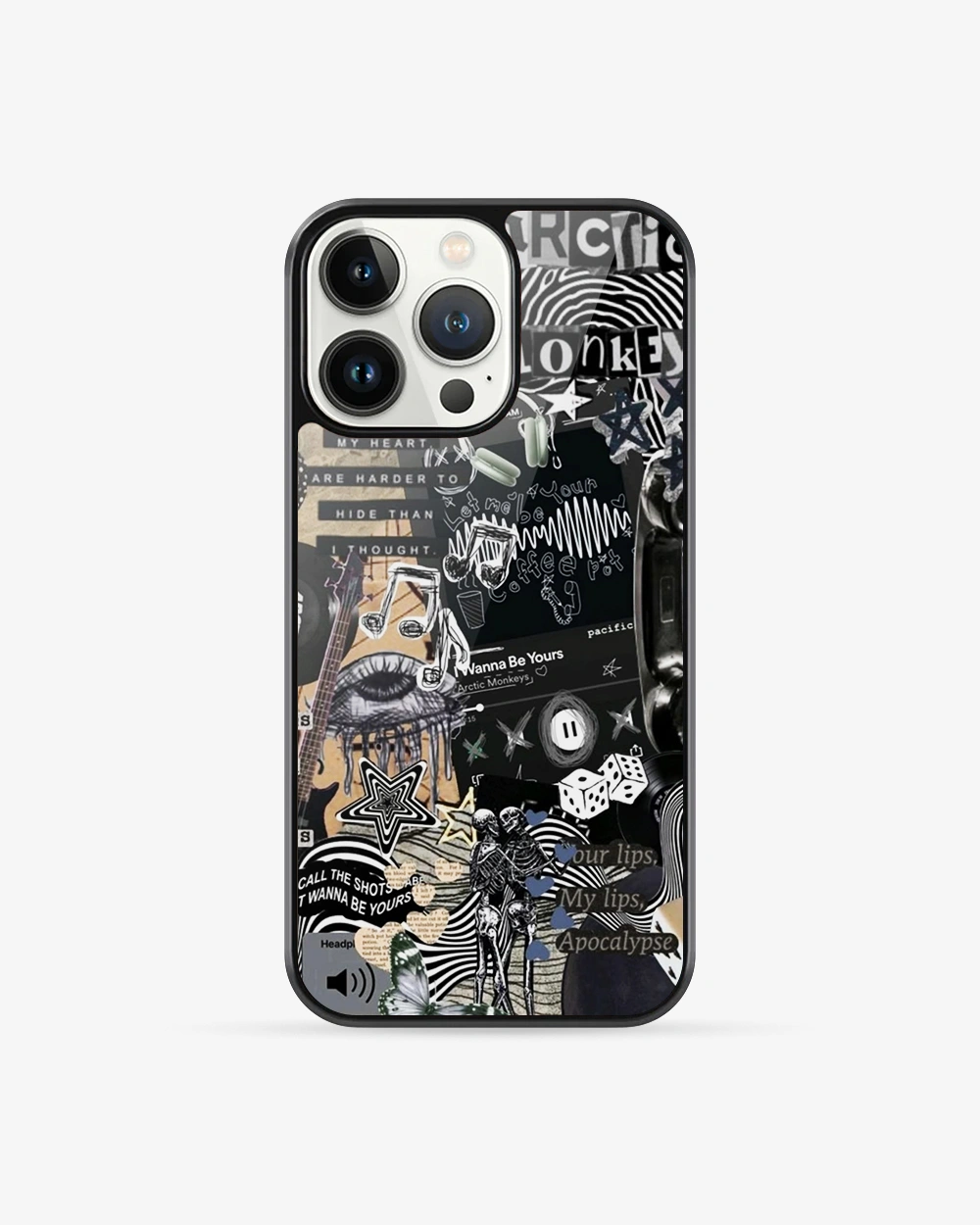 Buy Rebel Collage Grunge Aesthetic iPhone 16 Pro Max Glass Case glass Online