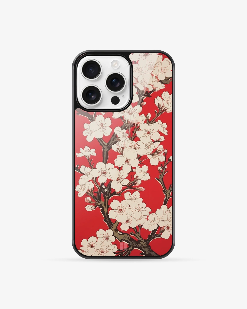 Buy Crimson Sakura iPhone 16 Pro Max Glass Case glass Online