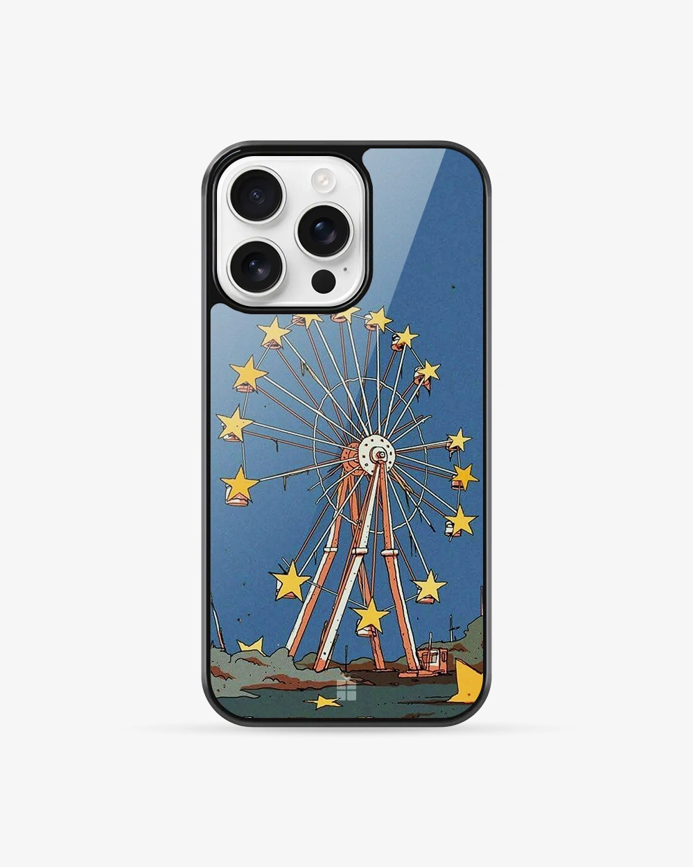 Buy Retro Ferris Wheel iPhone 16 Pro Max Glass Case glass Online