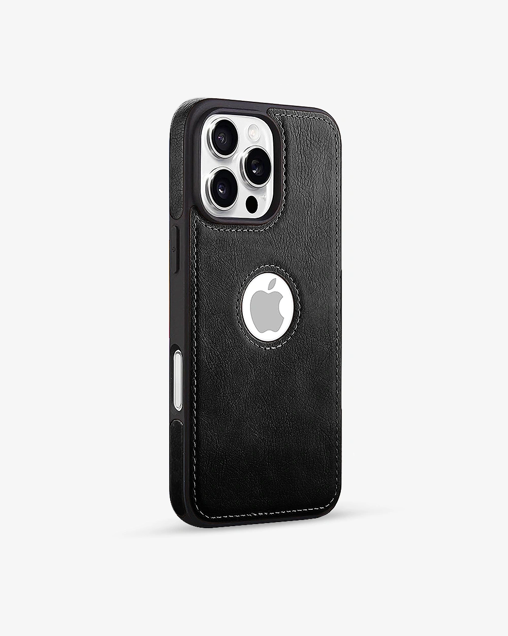 Buy Charcoal Black iPhone 16 Pro Max Leather Case leather Online