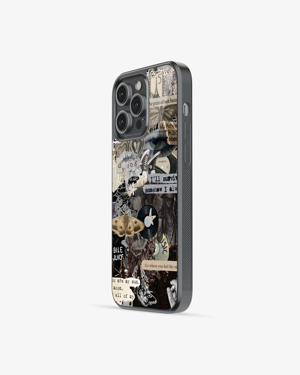 Buy Rhythmic Chaos Collage iPhone 16 Pro Max Glass Case glass Online