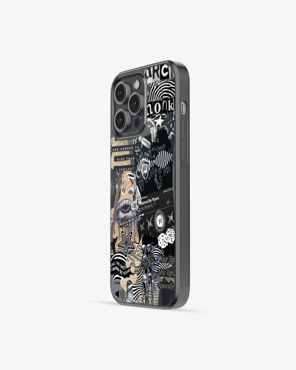 Buy Rebel Collage Grunge Aesthetic iPhone 16 Pro Max Glass Case glass Online