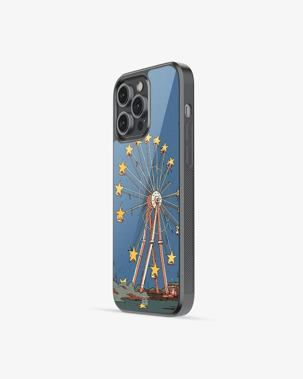 Buy Retro Ferris Wheel iPhone 16 Pro Max Glass Case glass Online