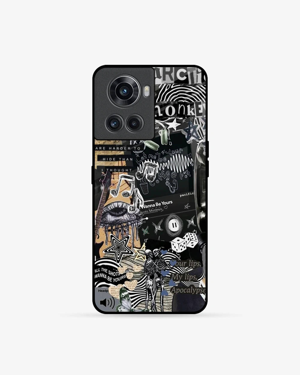 Buy Rebel Collage Grunge Aesthetic OnePlus 10R 5G Glass Case glass Online
