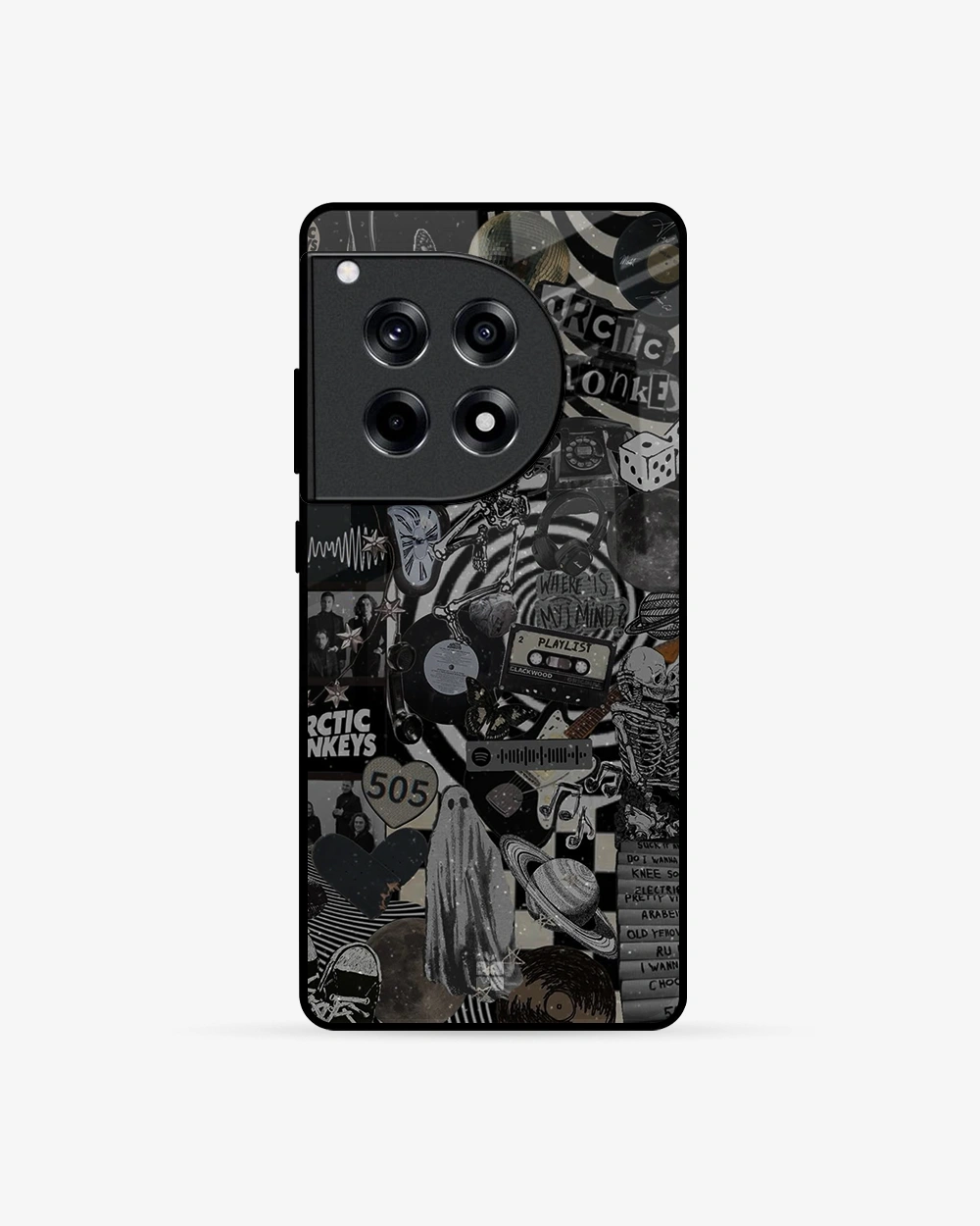 Buy Midnight Serenade Music Inspired OnePlus 12R 5G Glass Case glass Online