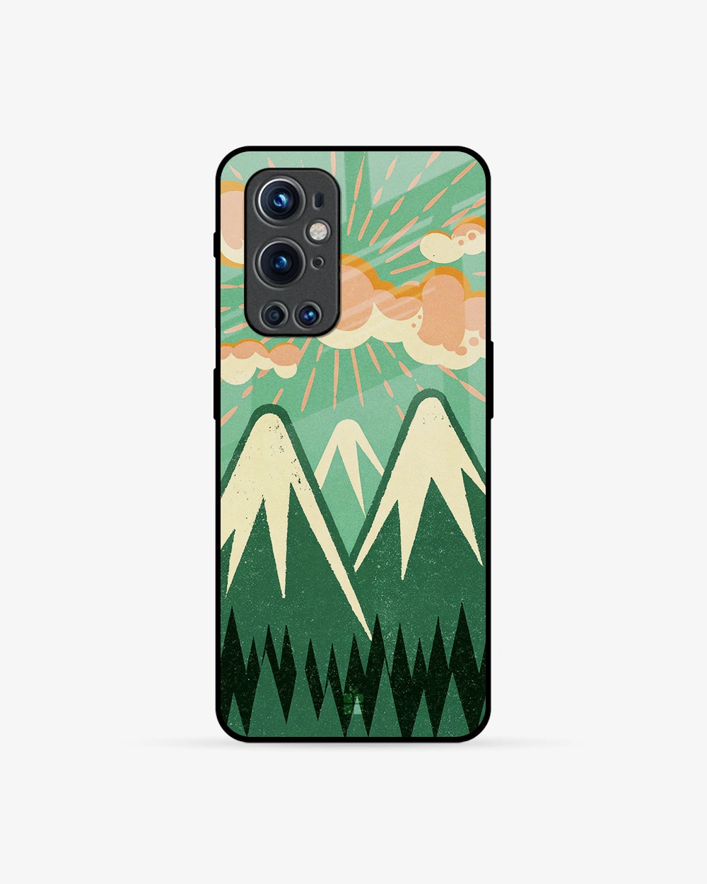 Buy Forest and Peaks OnePlus 9 Pro Glass Case glass Online
