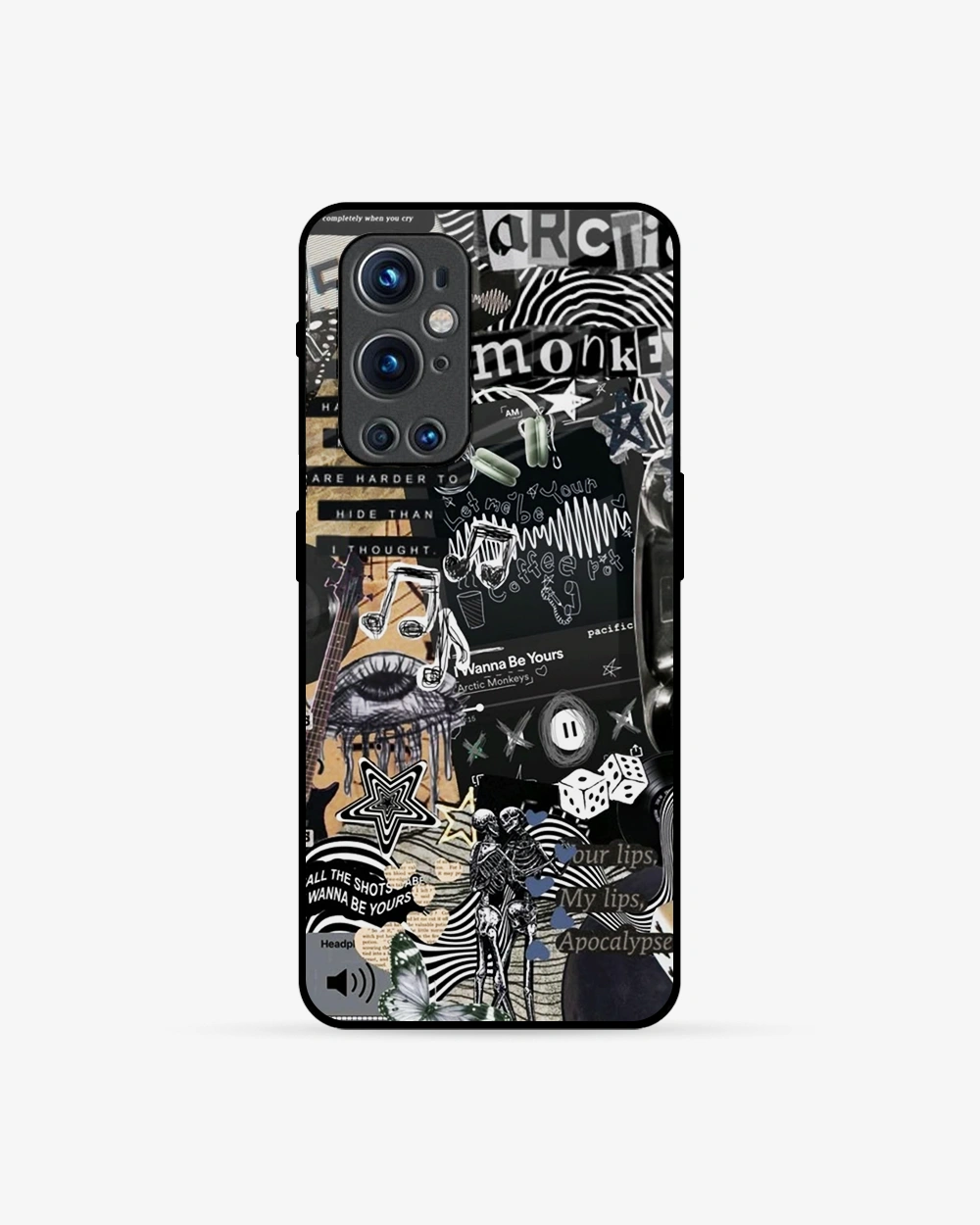 Buy Rebel Collage Grunge Aesthetic OnePlus 9 Pro Glass Case glass Online
