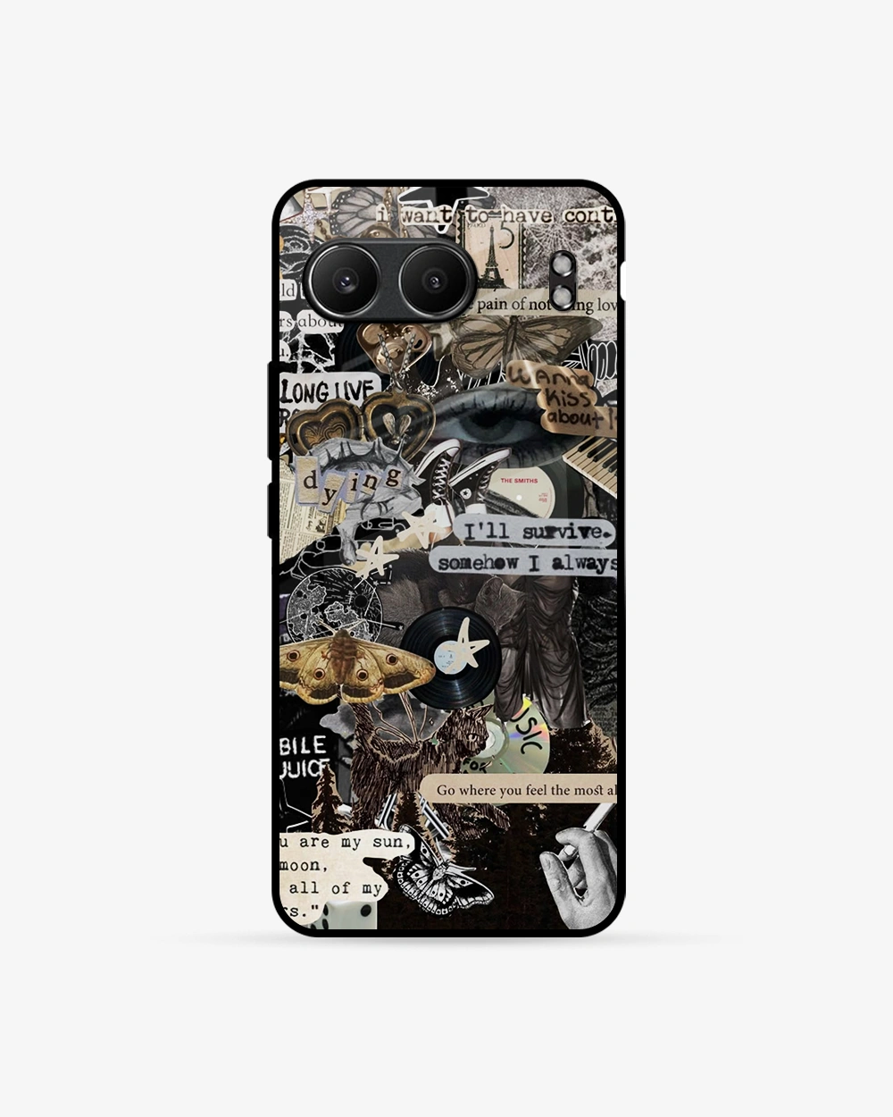 Buy Rhythmic Chaos Collage OnePlus Nord 4 5G Glass Case glass Online