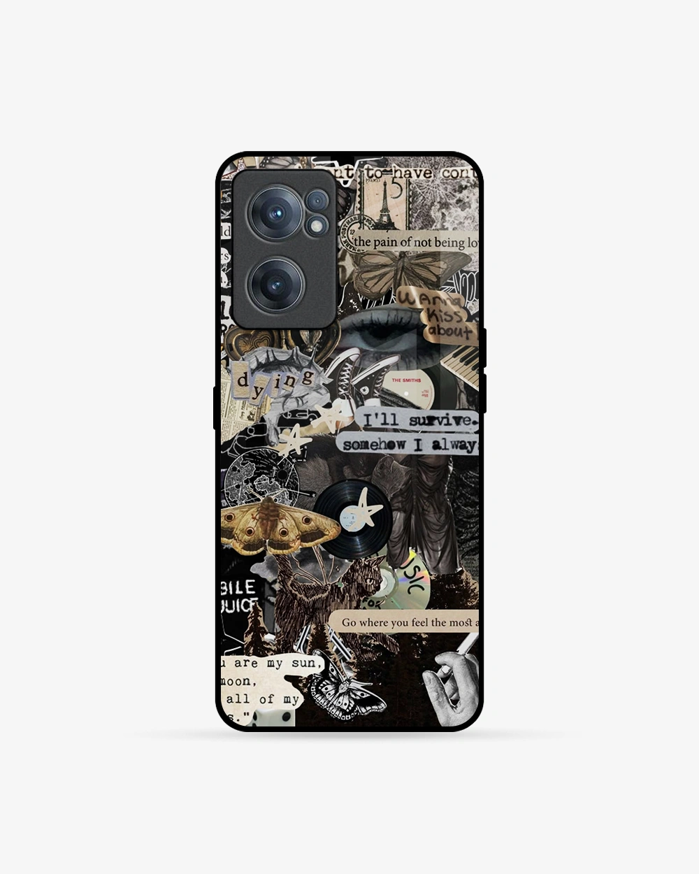 Buy Rhythmic Chaos Collage OnePlus Nord CE 2 5G Glass Case glass Online