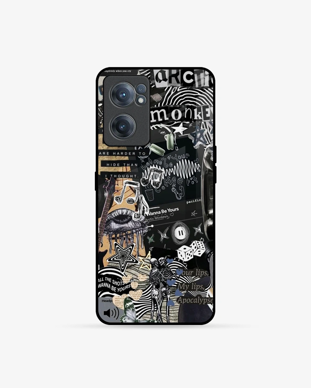 Buy Rebel Collage Grunge Aesthetic OnePlus Nord CE 2 5G Glass Case glass Online