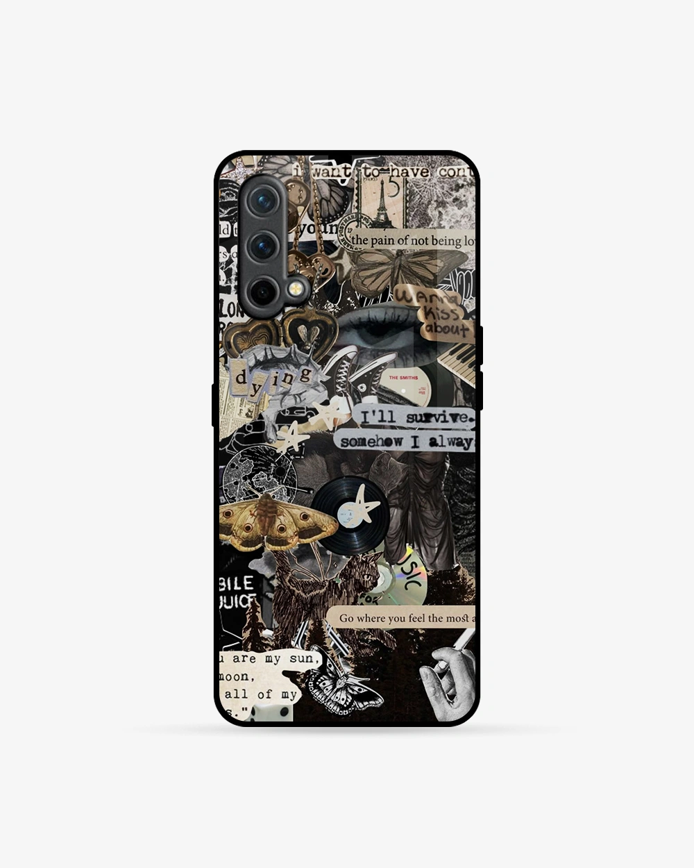 Buy Rhythmic Chaos Collage OnePlus Nord CE Glass Case glass Online