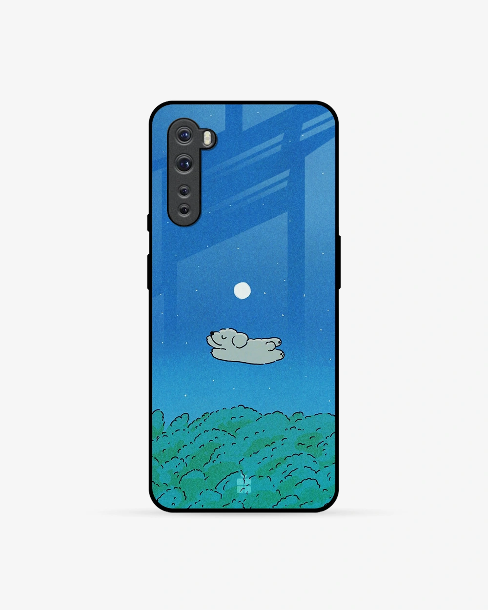 Buy Serene Night Pup OnePlus Nord Glass Case glass Online