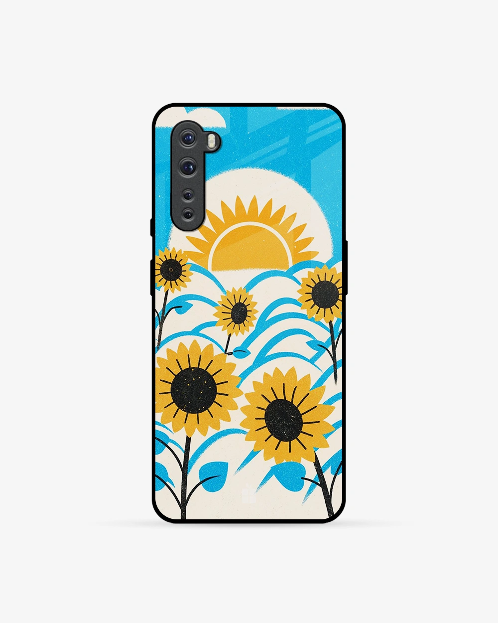 Buy Sunflower Sunrise OnePlus Nord Glass Case glass Online