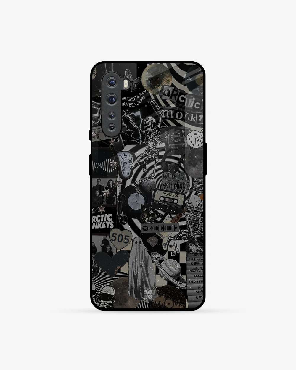 Buy Midnight Serenade Music Inspired OnePlus Nord Glass Case glass Online