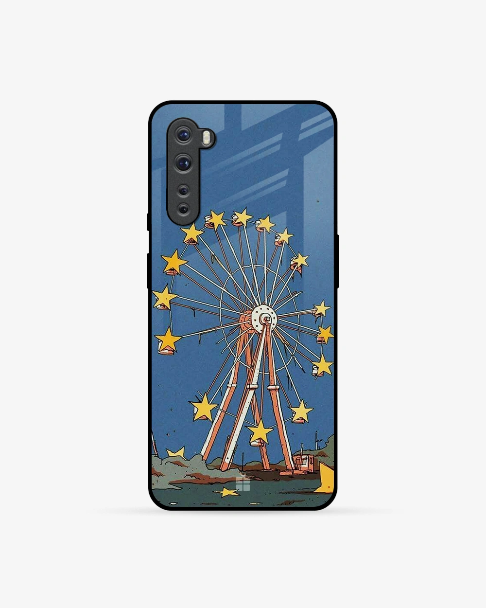 Buy Retro Ferris Wheel OnePlus Nord Glass Case glass Online