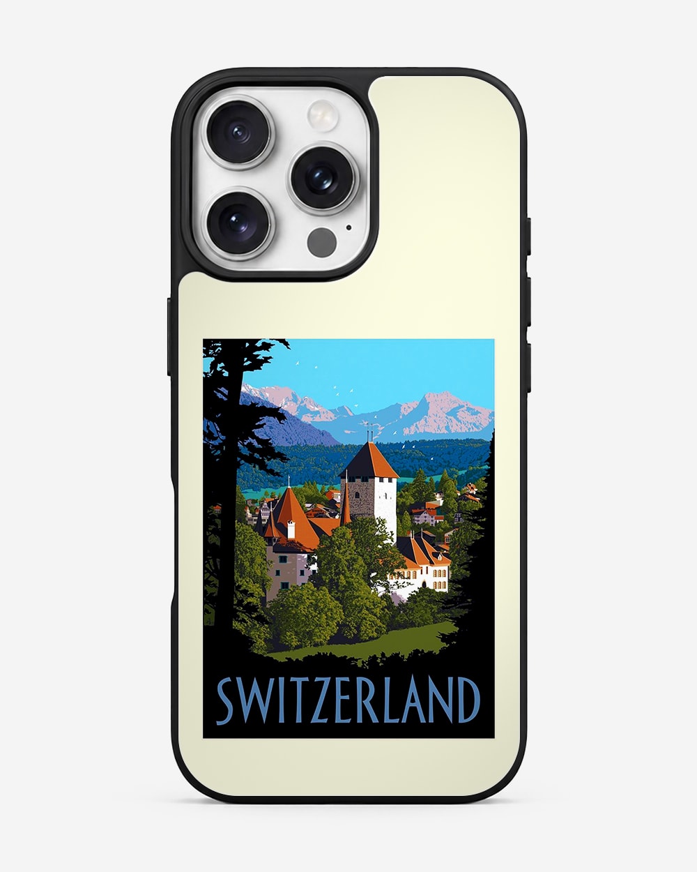 Swiss Alpine Escape Glass Case image 1