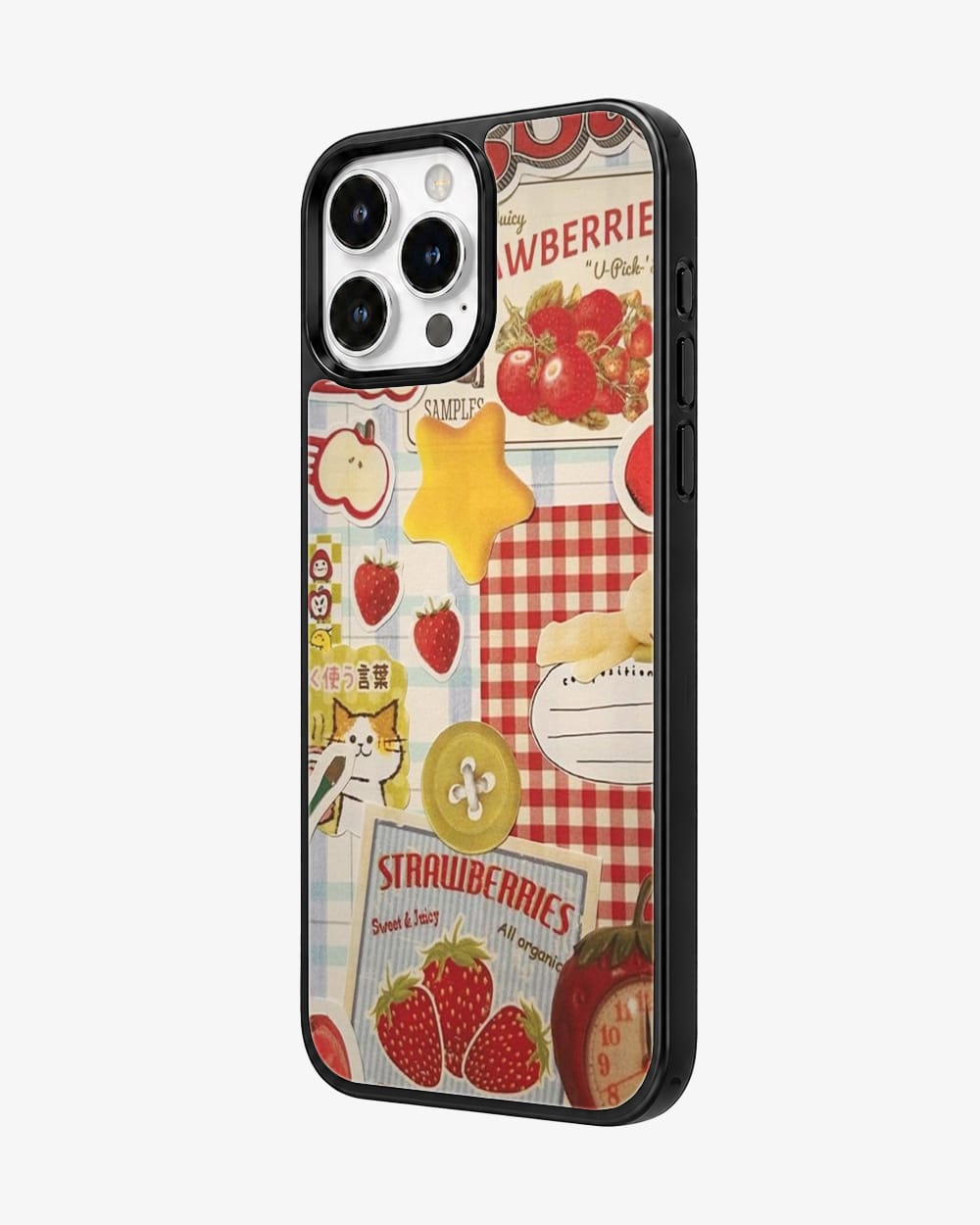 Strawberry Picnic Scrapbook Glass Case image 2