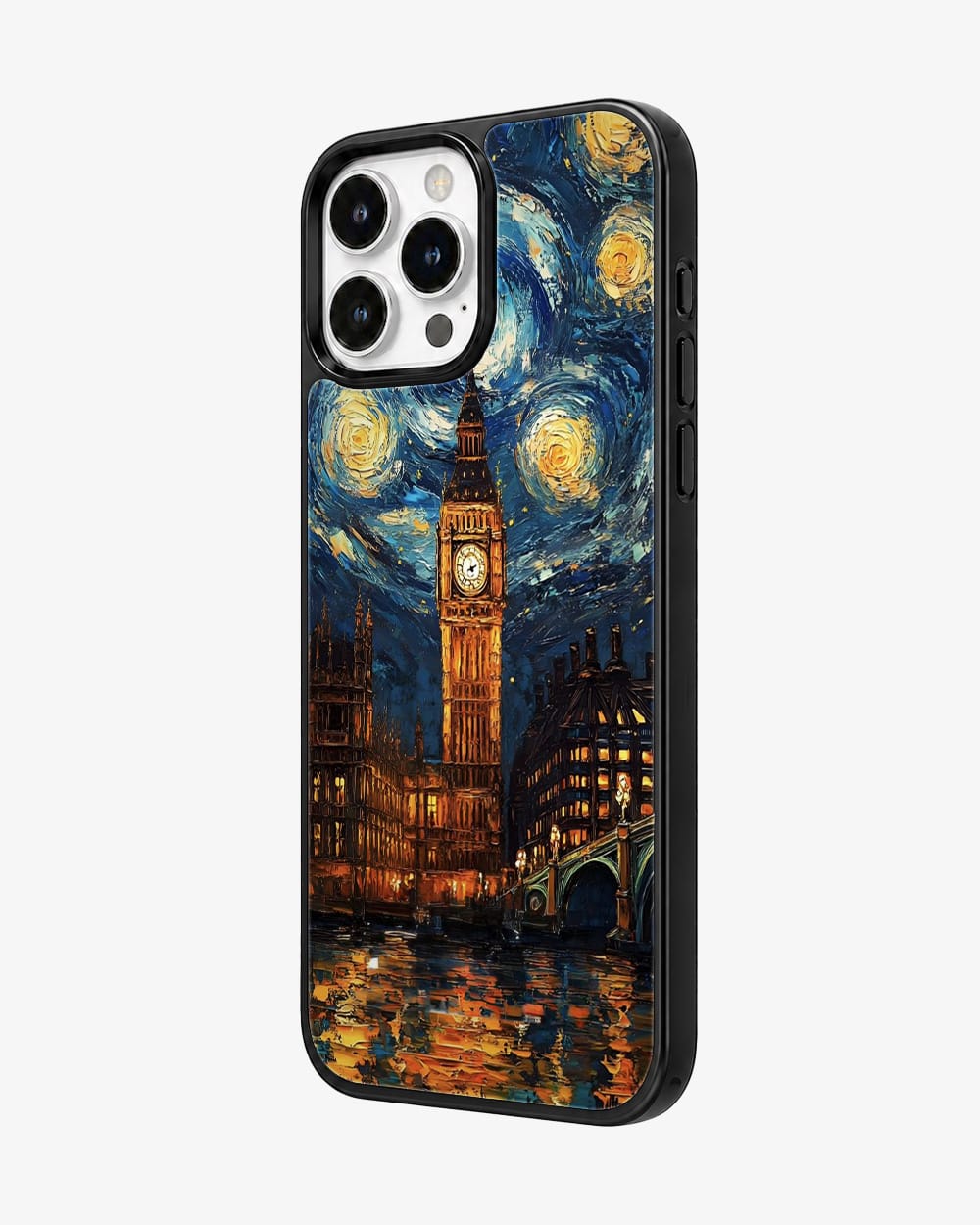 Midnight London Starry Night Glass Case image 2