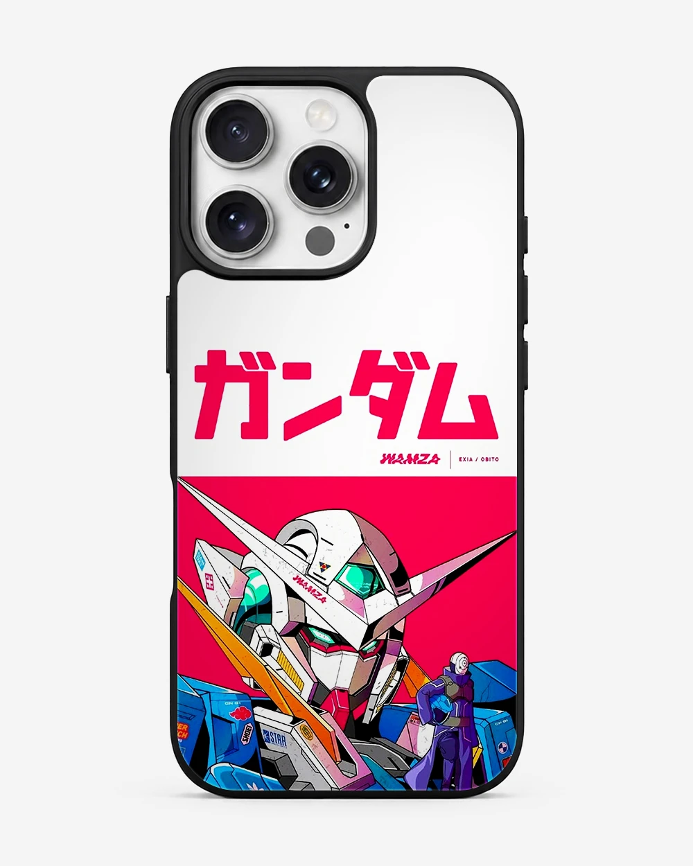 Neon Mecha Pilot Glass Case image 1