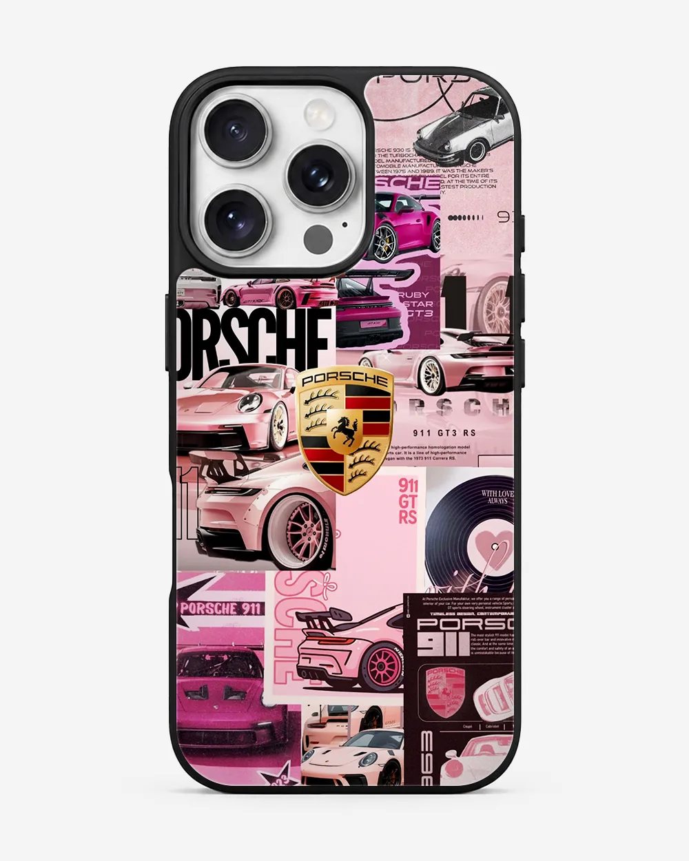 Blush Speedster Collage Glass Case image 1