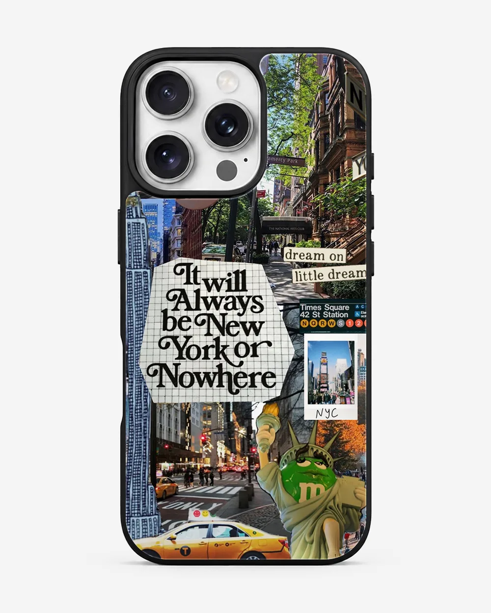 New York Or Nowhere Glass Case image 1