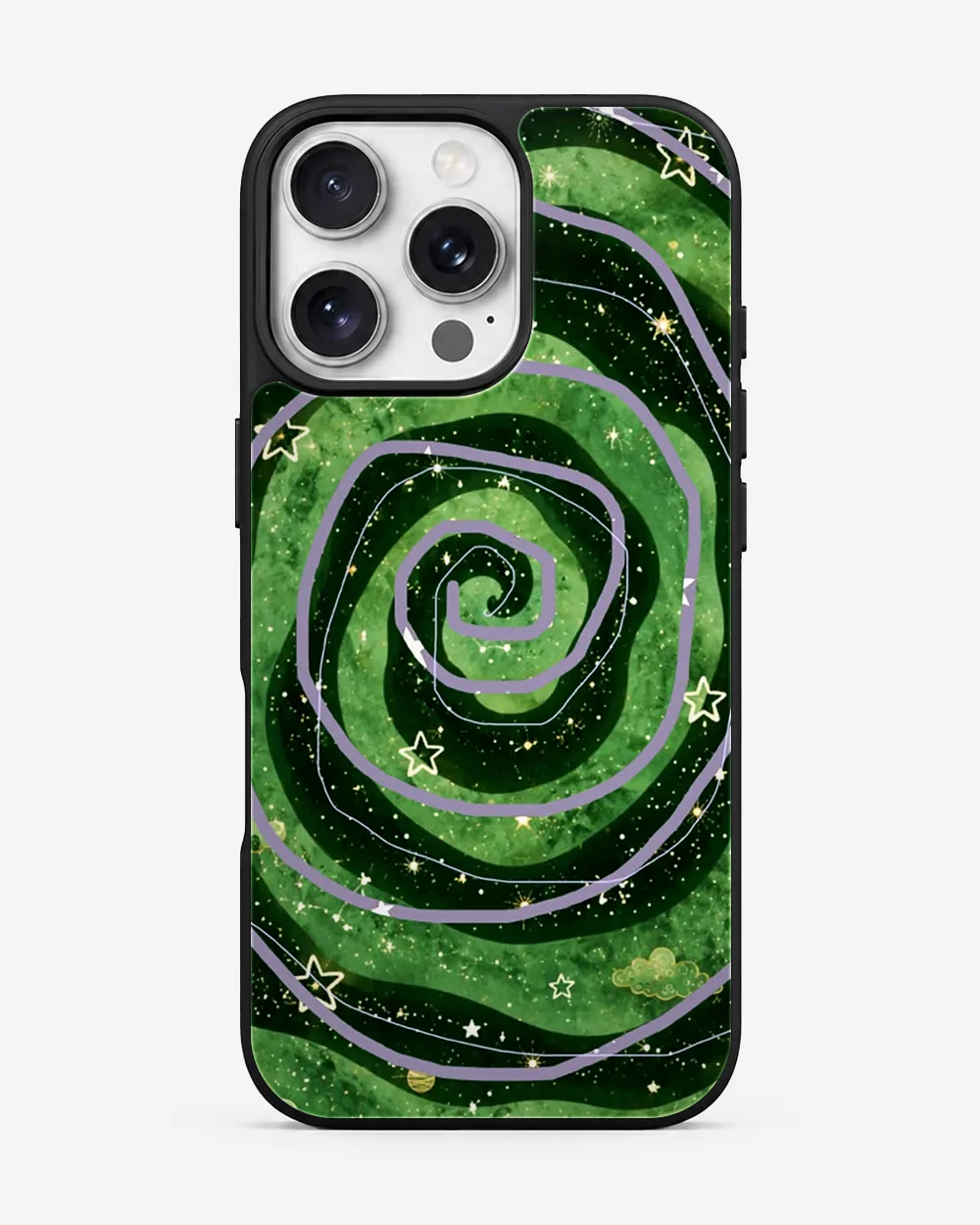 Emerald Celestial Spiral Glass Case image 1