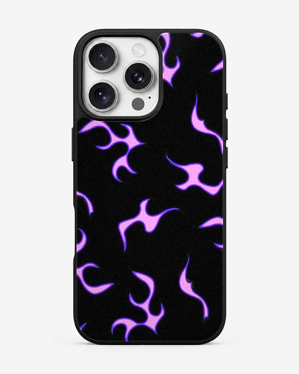 Neon Violet Flame Glass Case image 1