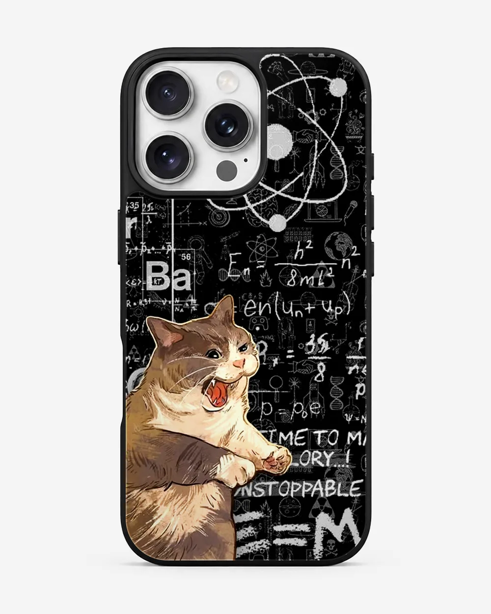 The Quantum Meow Glass Case image 1