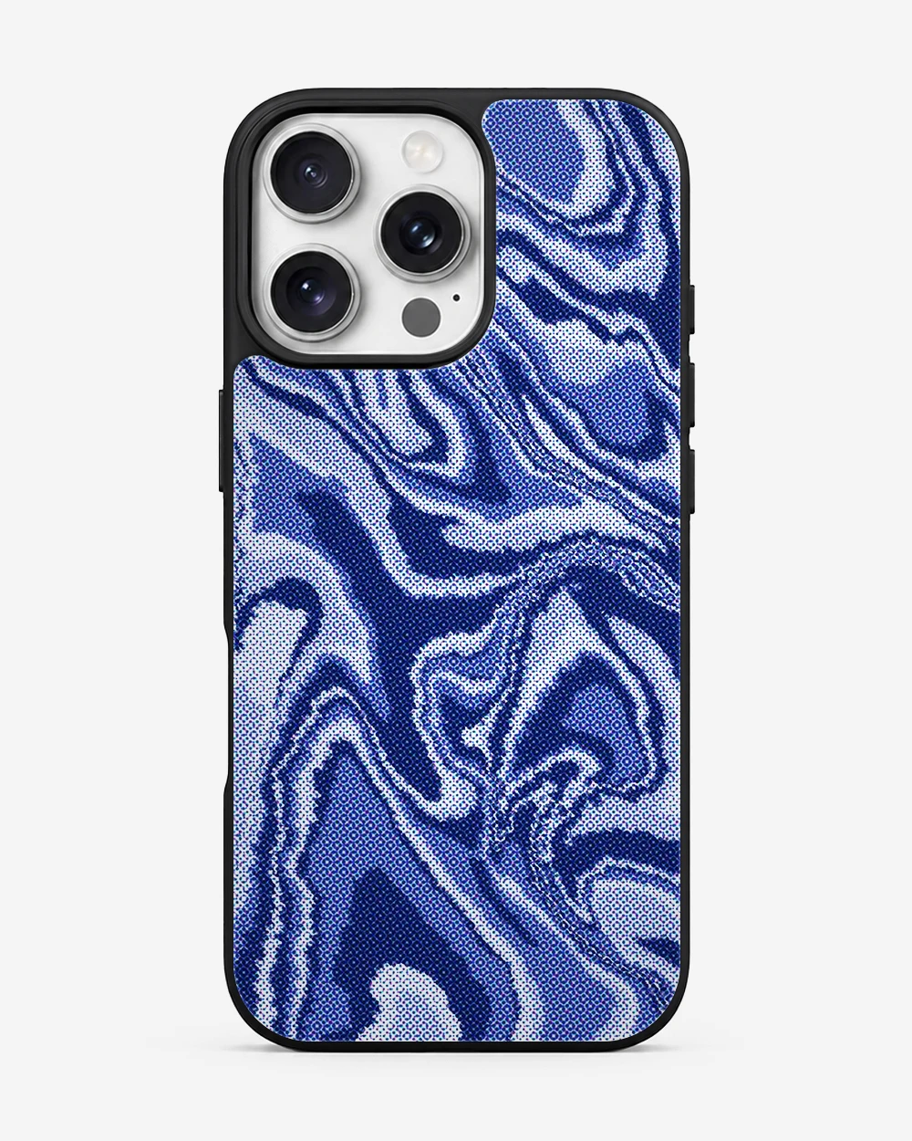 Electric Cobalt Marble Glass Case image 1