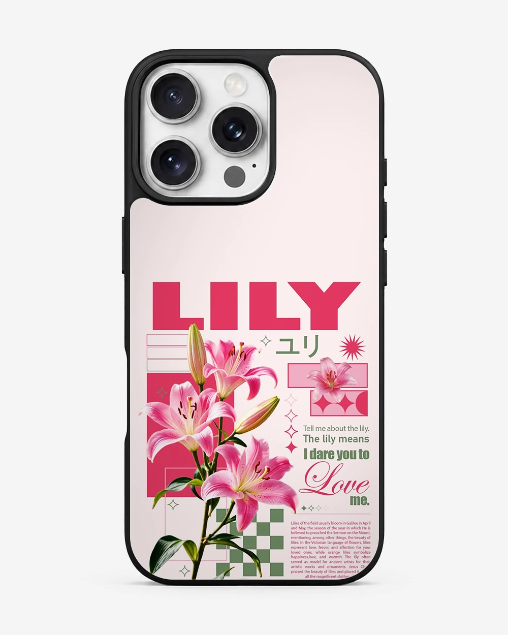 Victorian Lily Muse Glass Case image 1