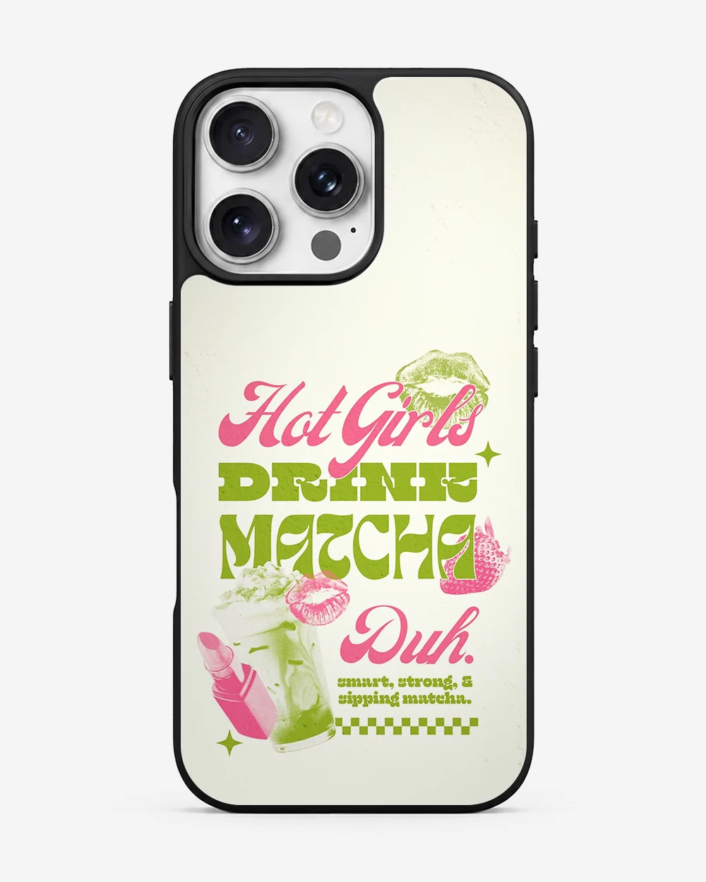 Hot Girl Matcha Glass Case image 1