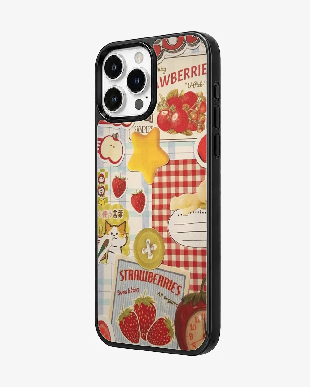Strawberry Picnic Scrapbook Glass Case image 2