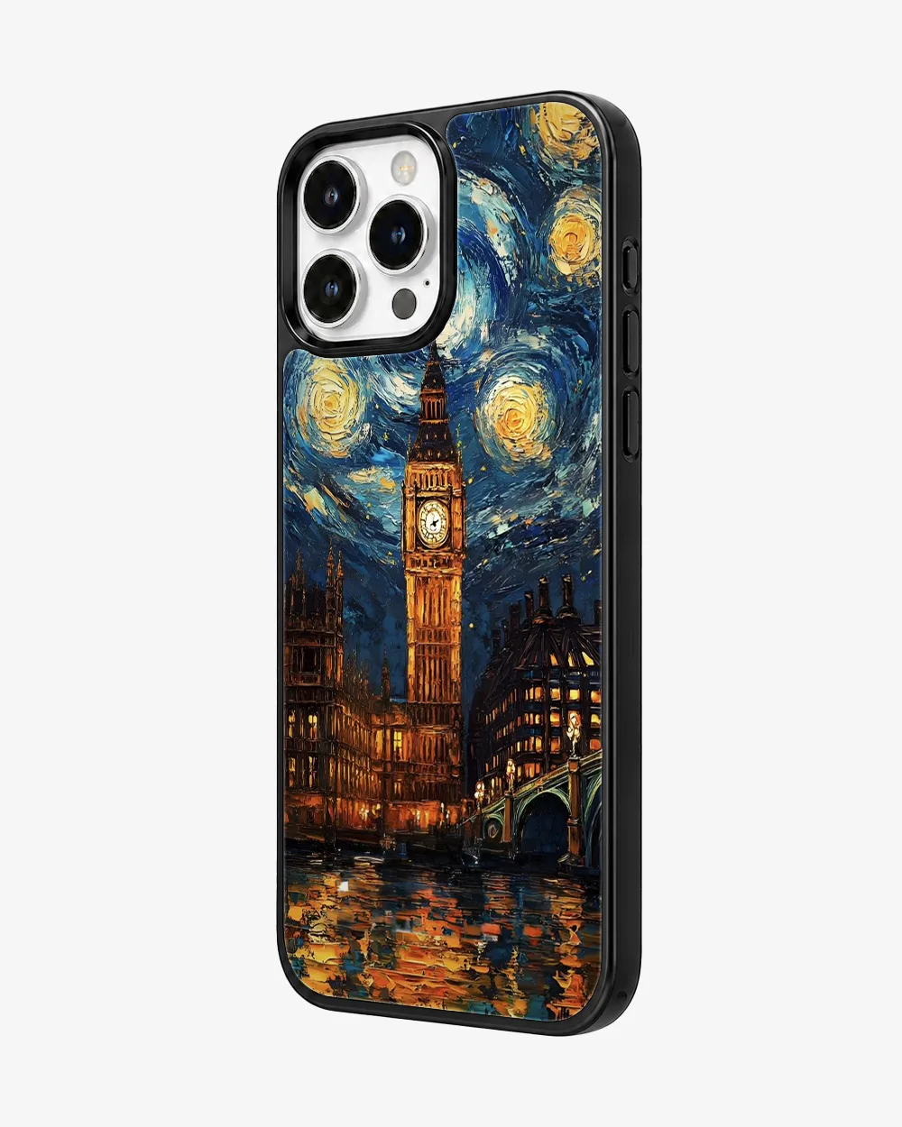 Midnight London Starry Night Glass Case image 2