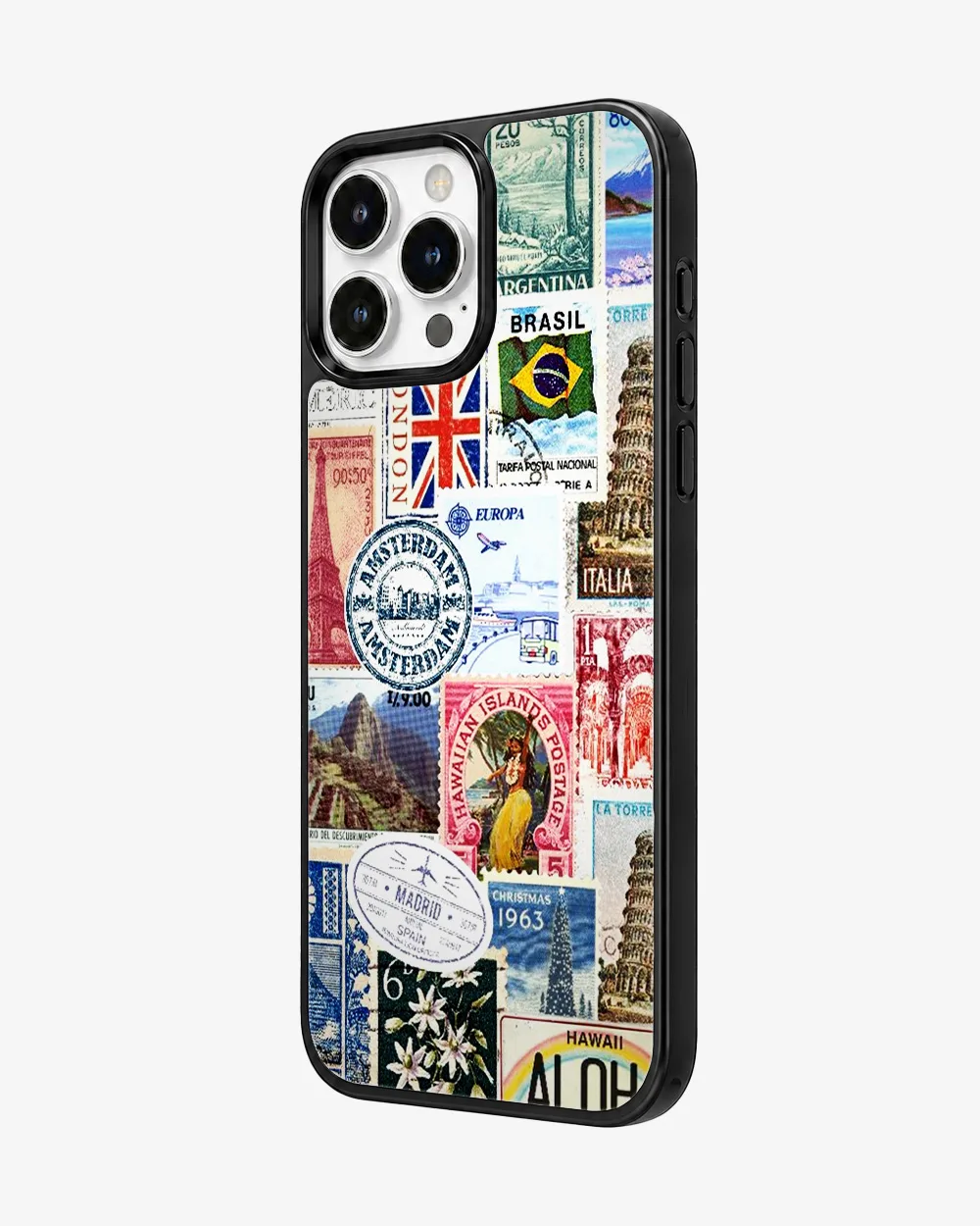Global Wanderlust Postage Glass Case image 2