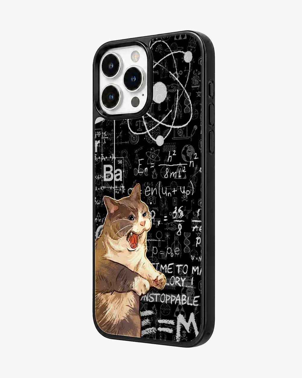 The Quantum Meow Glass Case image 2