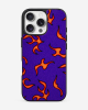 Electric Purple Flame Glass Case image 1