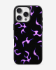 Neon Violet Flame Glass Case image 1