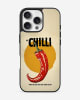 Spicy Retro Chilli Glass Case image 1