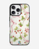 Strawberry Ribbon Vines Coquette Glass Case image 1
