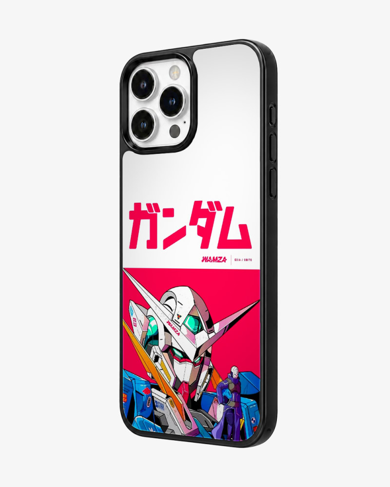 Neon Mecha Pilot Glass Case image 2