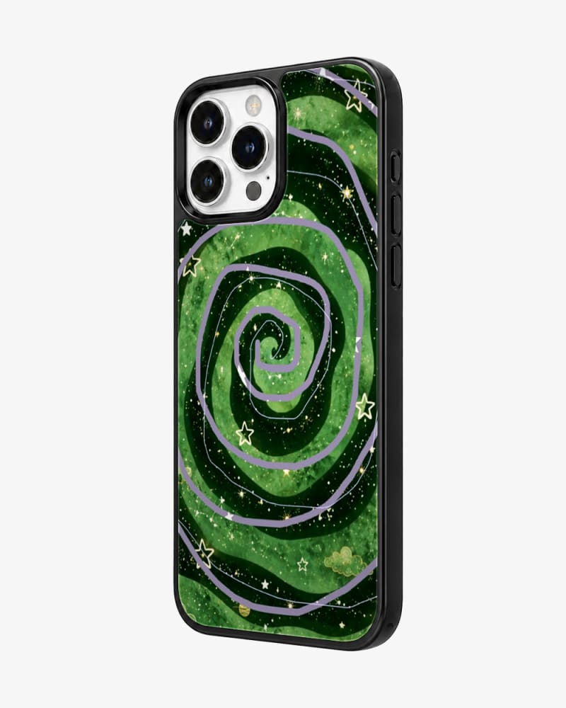 Emerald Celestial Spiral Glass Case image 2
