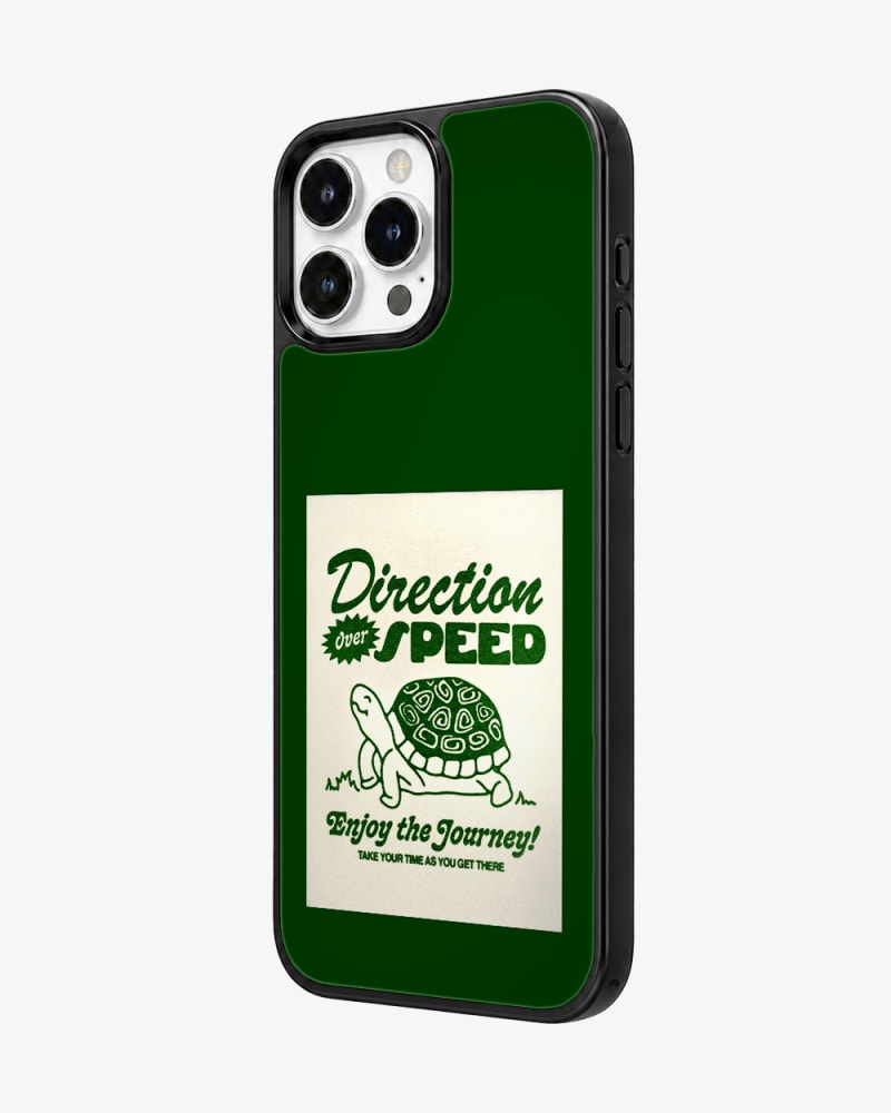 Direction Over Speed Glass Case image 2