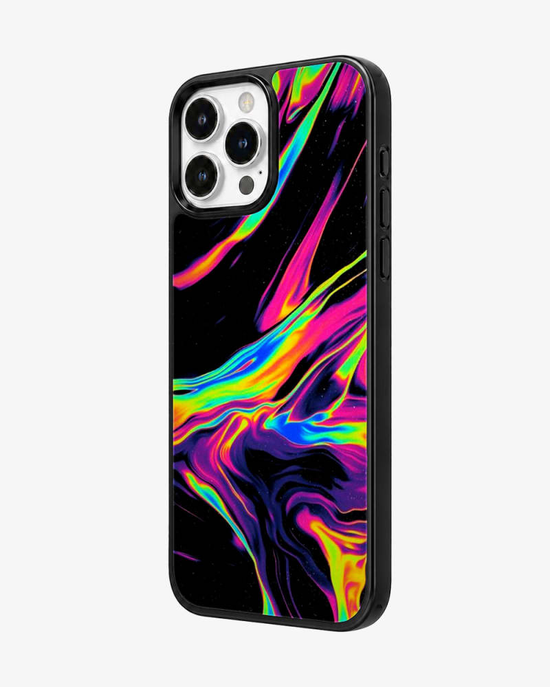 Neon Liquid Pulse Glass Case image 2