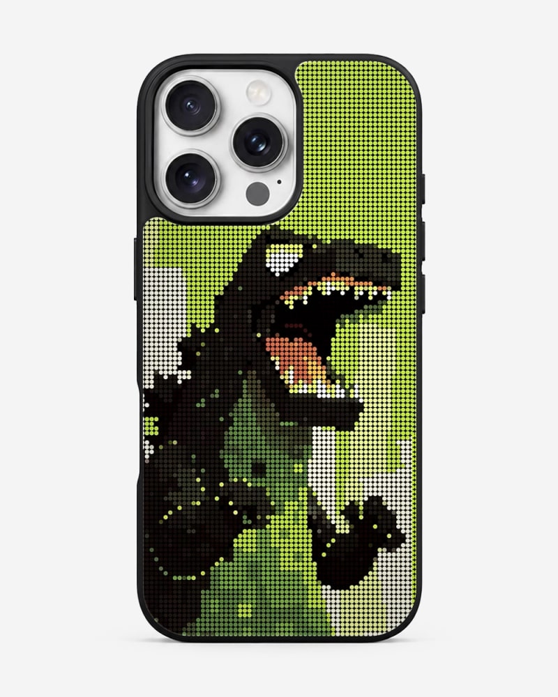 8-Bit Kaiju Glass Case image 1
