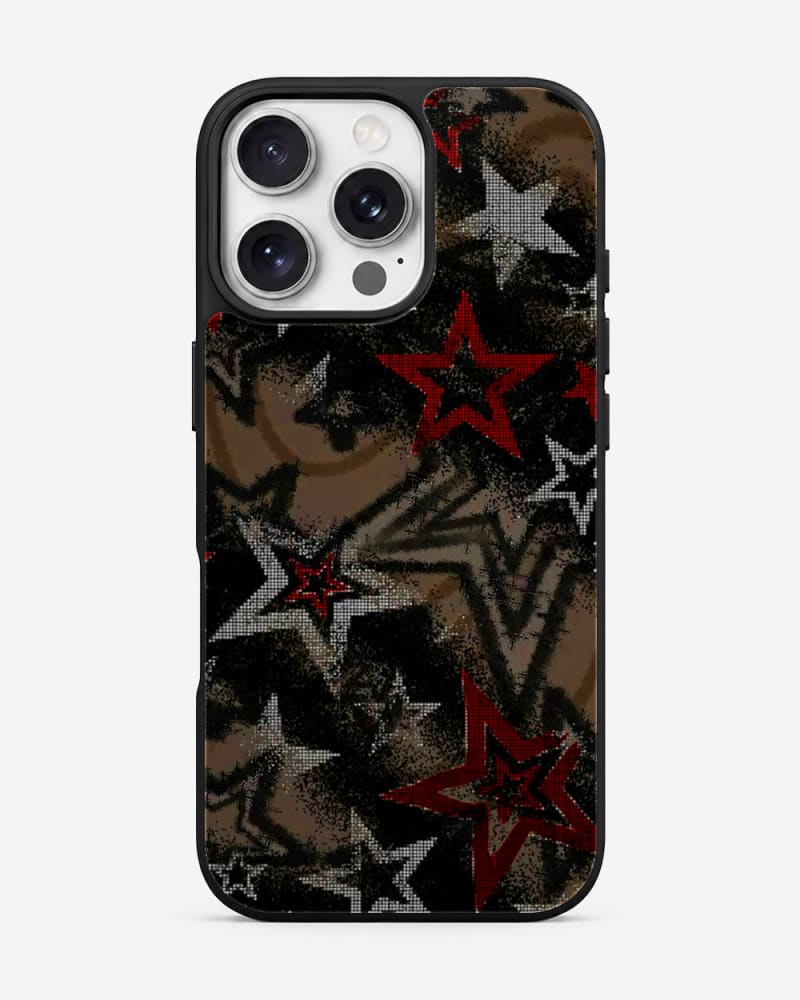 Midnight Grunge Star Glass Case image 1